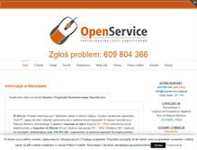 Tablet Screenshot of openservice.waw.pl